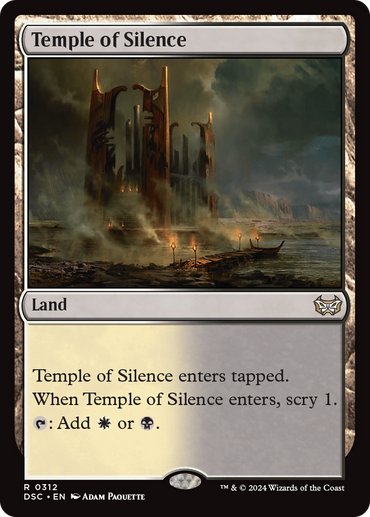 Temple of Silence [Duskmourn: House of Horror Commander] 