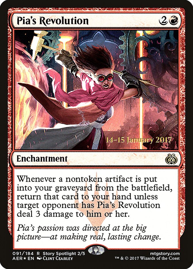 Pia's Revolution [Aether Revolt Prerelease Promos]