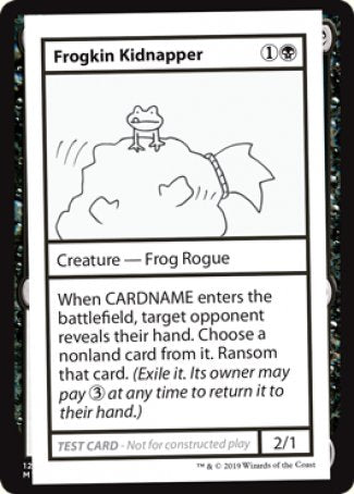 Frogkin Kidnapper (2021 Edition) [Mystery Booster Playtest Cards] 