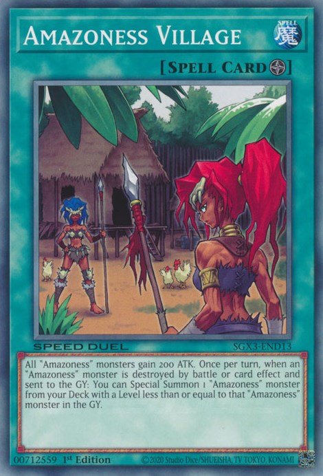 Amazoness Village [SGX3-END13] Common 