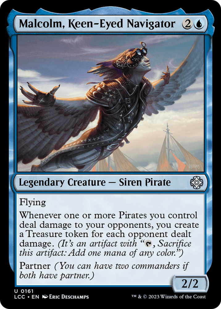 Malcolm, Keen-Eyed Navigator [The Lost Caverns of Ixalan Commander] 