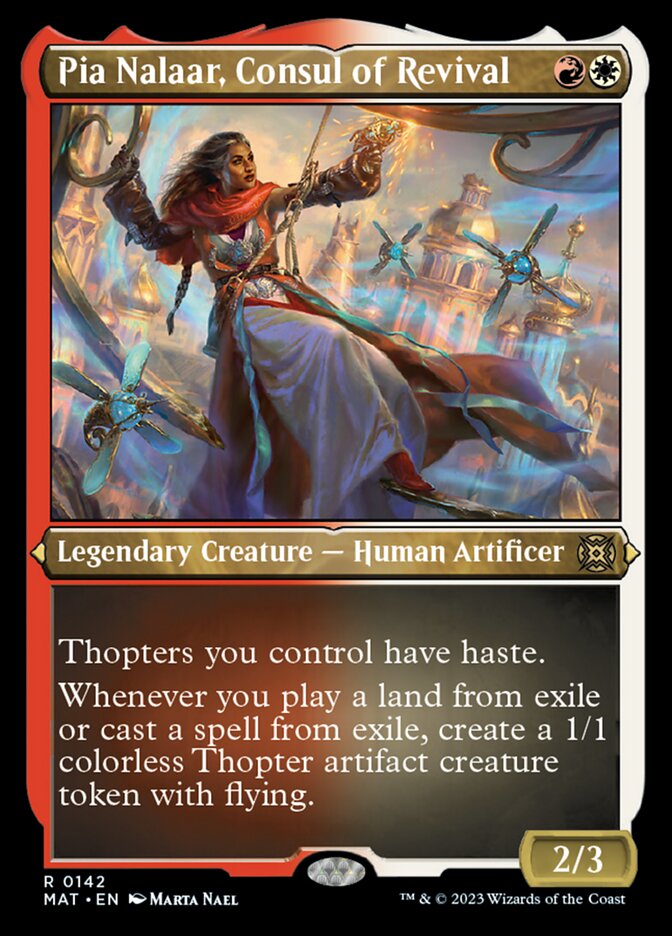 Pia Nalaar, Consul of Revival (Foil Etched) [March of the Machine: The Aftermath]