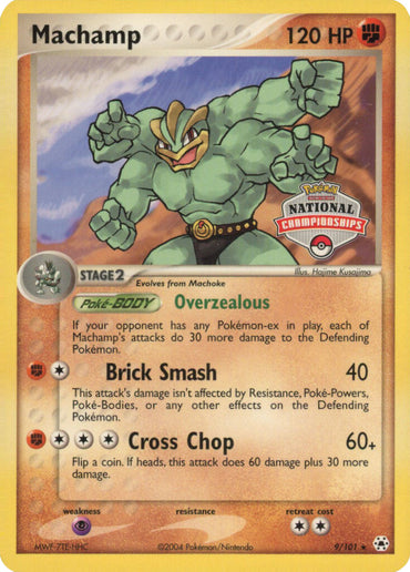 Machamp (9/101) (National Championships Promo) [EX: Hidden Legends] 