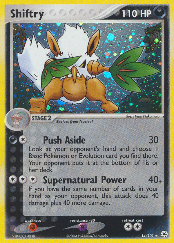 Shiftry (14/101) [EX: Hidden Legends] 