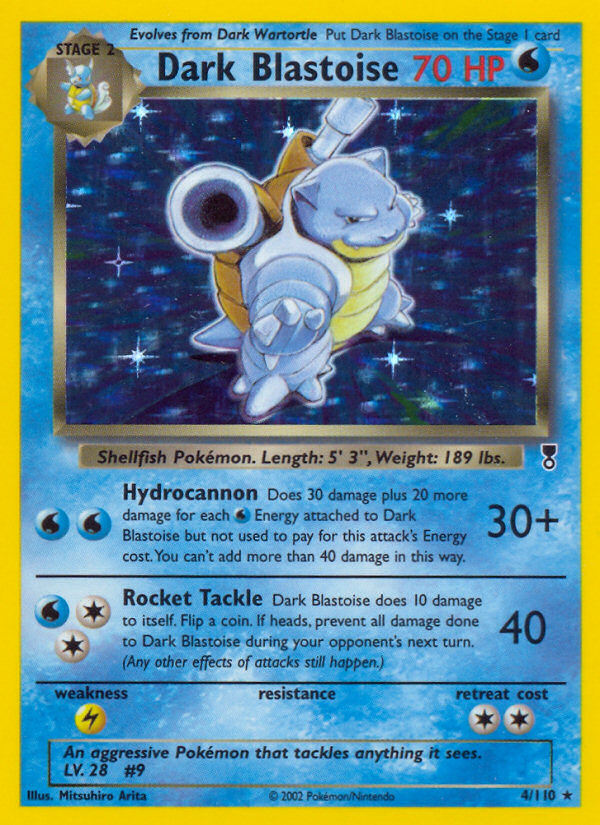 Dark Blastoise (4/110) [Legendary Collection] 