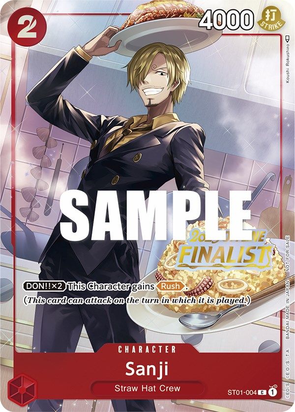 Sanji (Offline Regional 2023) [Finalist] [One Piece Promotion Cards] 