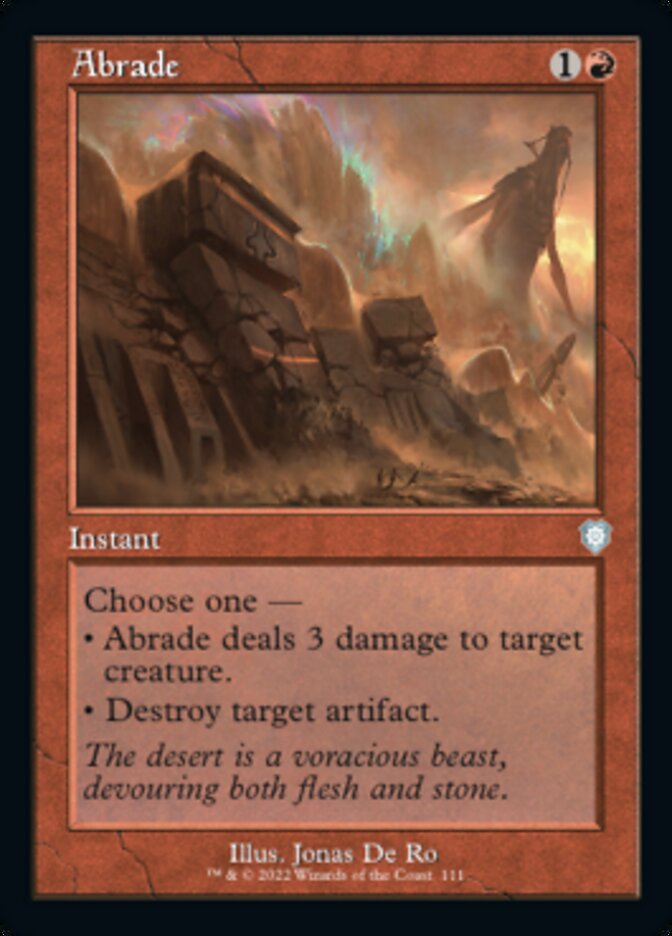 Abrade (Retro) [The Brothers' War Commander] 