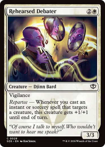Rehearsed Debater [Secrets of Strixhaven]