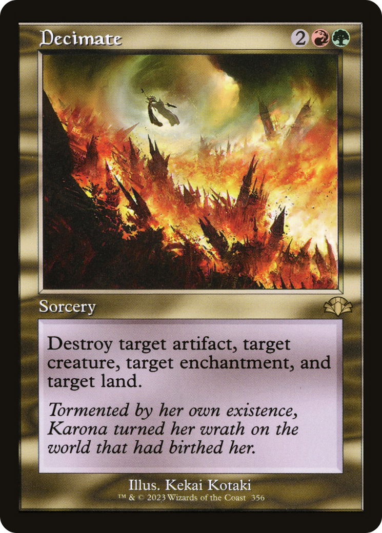 Decimate (Retro) [Dominaria Remastered] 