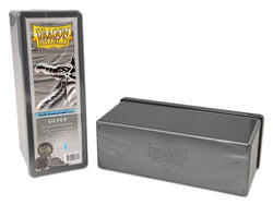 Dragon Shield: Four-Compartment Deck Box - Silver 