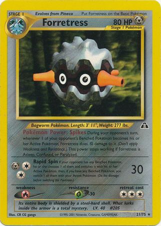 Forretress (21/75) [Neo Discovery Unlimited] 