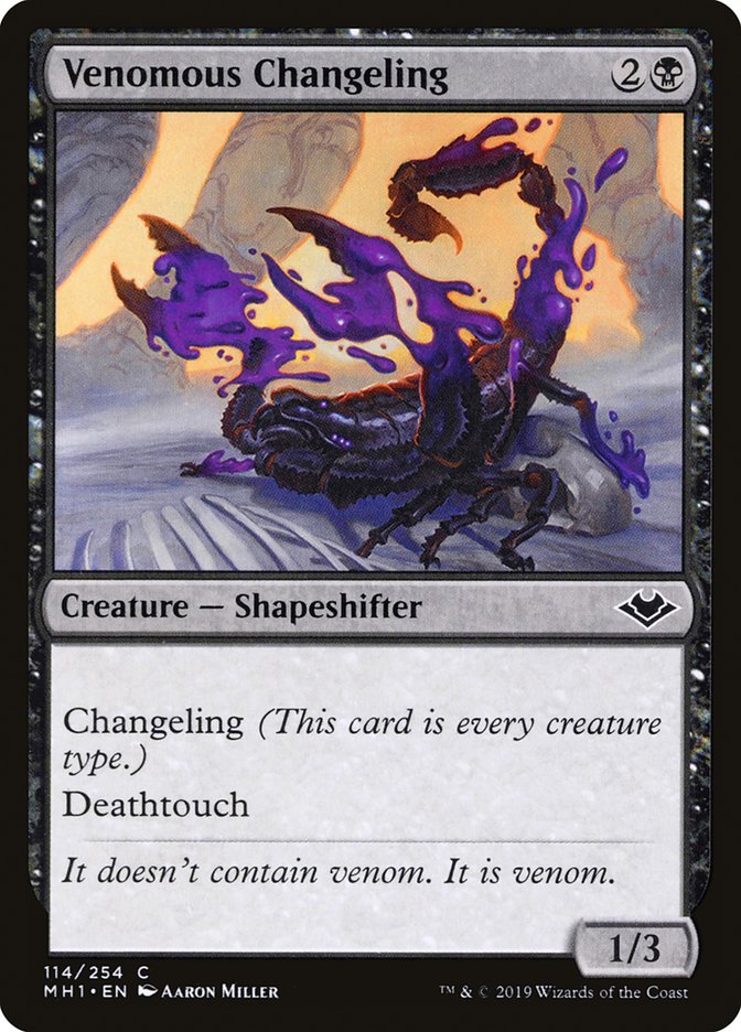 Venomous Changeling [Modern Horizons] 