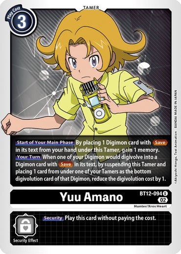 Yuu Amano [BT12-094] [Across Time] 