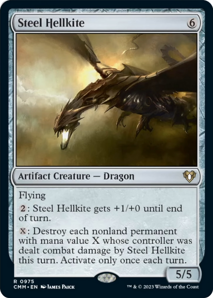 Steel Hellkite [Commander Masters] 