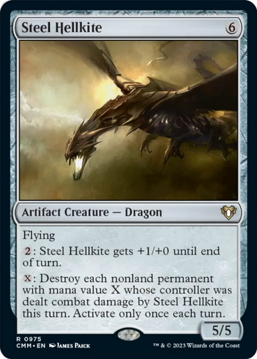 Steel Hellkite [Commander Masters] 