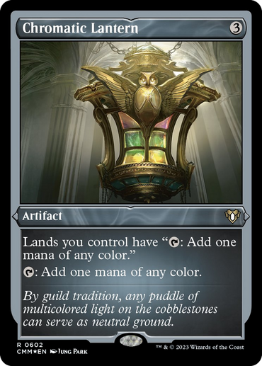 Chromatic Lantern (Foil Etched) [Commander Masters] 