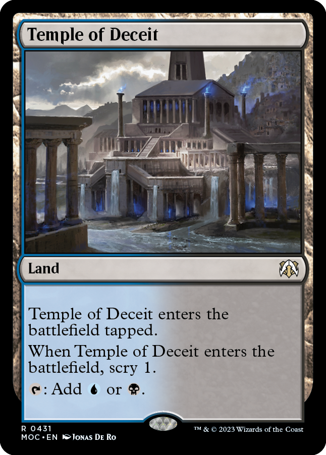 Temple of Deceit [March of the Machine Commander] 