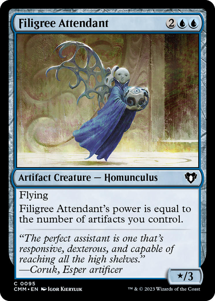 Filigree Attendant [Commander Masters] 