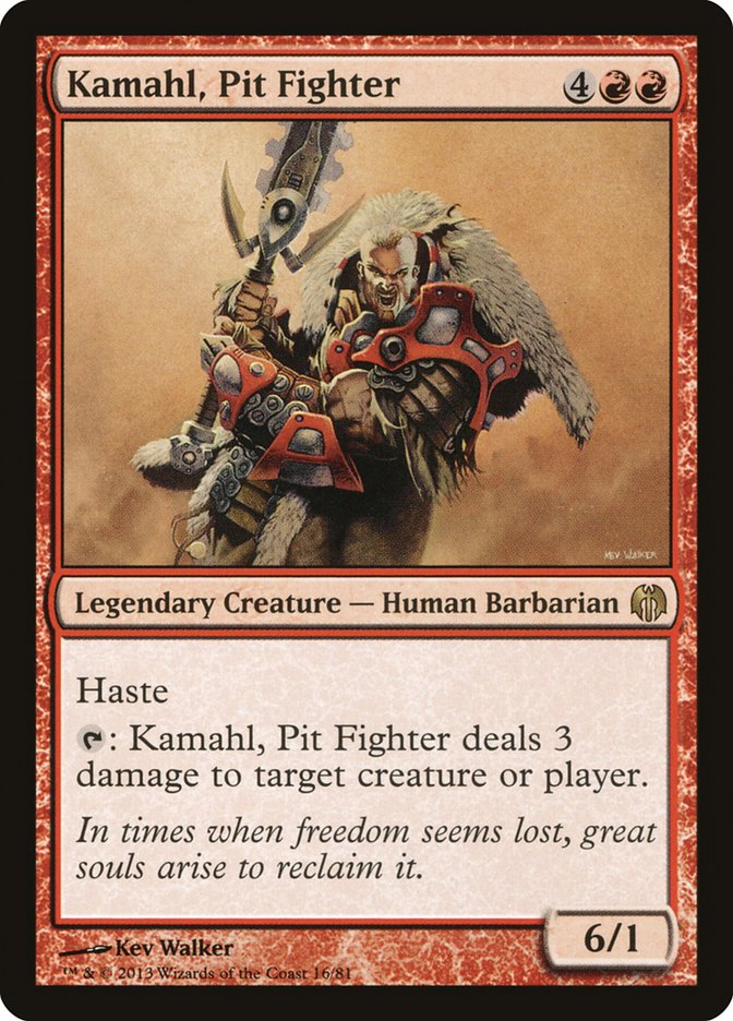 Kamahl, Pit Fighter [Duel Decks: Heroes vs. Monsters] 