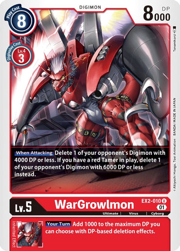 WarGrowlmon [EX2-010] [Digital Hazard] 