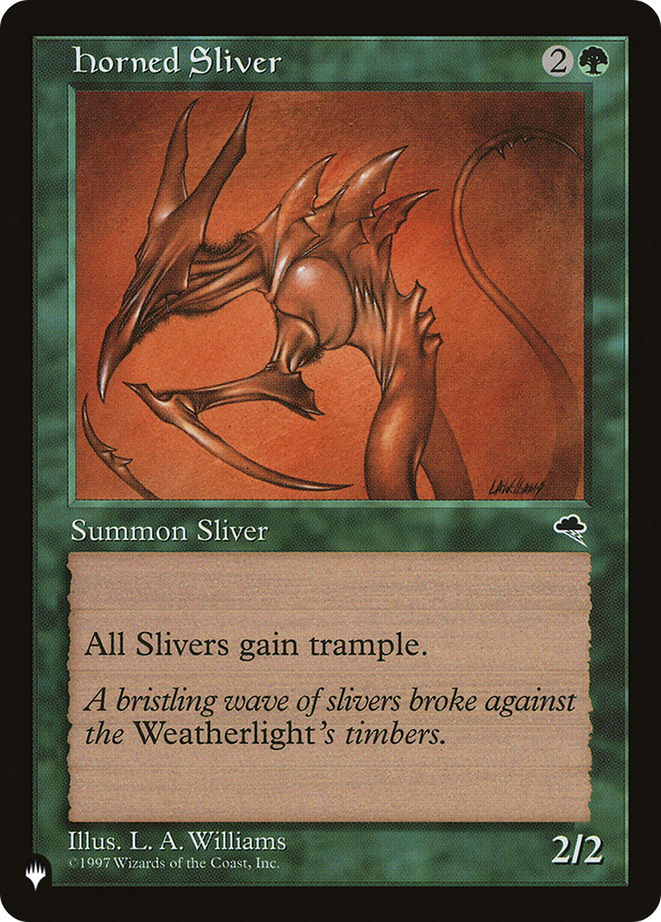 Horned Sliver [The List Reprints]