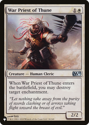 War Priest of Thune [The List Reprints] 