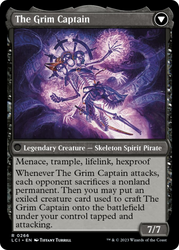 Throne of the Grim Captain // The Grim Captain [The Lost Caverns of Ixalan] 