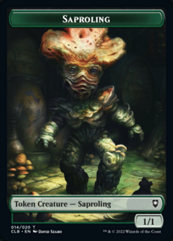 Saproling Token [Commander Legends: Battle for Baldur's Gate Tokens] 