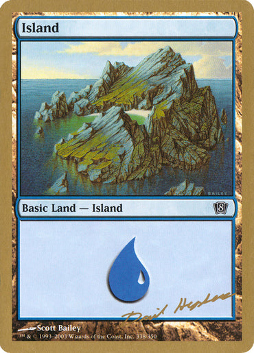 Island (dh338) (Dave Humpherys) [World Championship Decks 2003] 