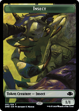 Insect Token [Dominaria Remastered Tokens] 