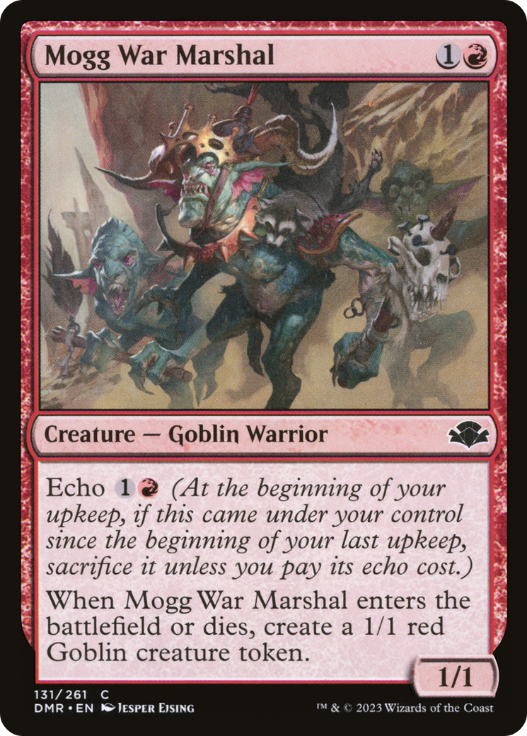 Mogg War Marshal [Dominaria Remastered] 