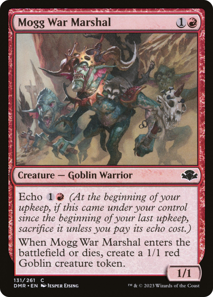 Mogg War Marshal [Dominaria Remastered] 