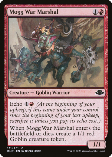 Mogg War Marshal [Dominaria Remastered] 