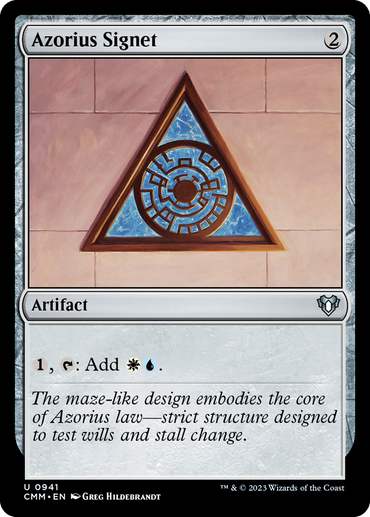 Azorius Signet [Commander Masters] 