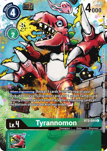Tyrannomon [BT2-044] (25th Special Memorial Pack) [Release Special Booster Promos] 