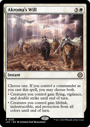 Akroma's Will [The Lost Caverns of Ixalan Commander] 