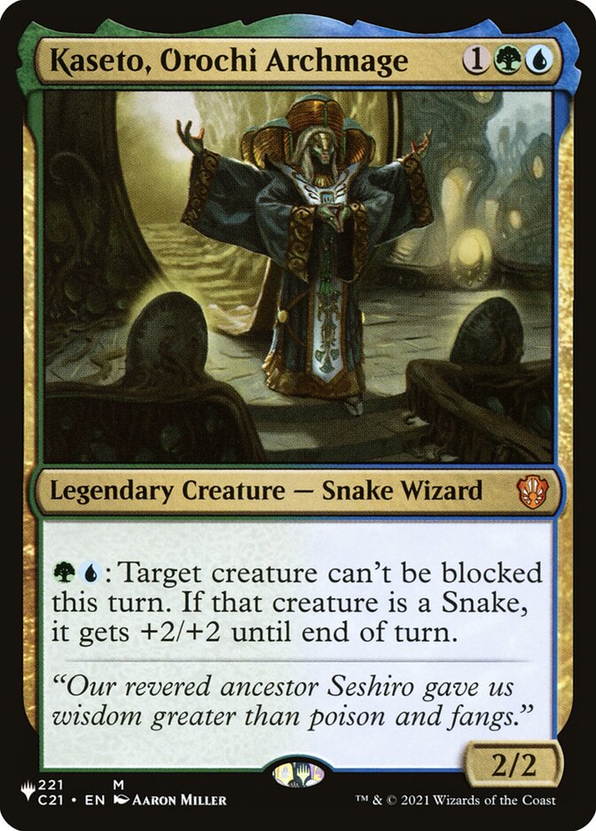 Kaseto, Orochi Archmage [The List] 