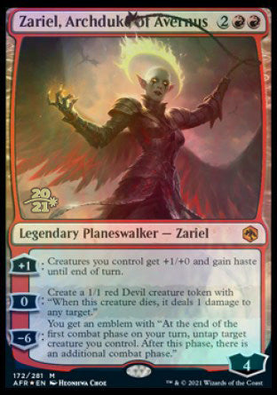 Zariel, Archduke of Avernus [Dungeons & Dragons: Adventures in the Forgotten Realms Prerelease Promos] 