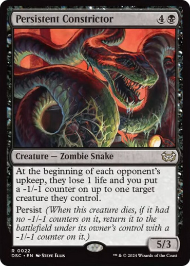 Persistent Constrictor [Duskmourn: House of Horror Commander] 