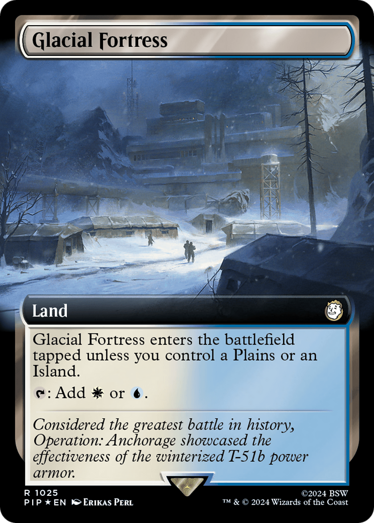 Glacial Fortress (Extended Art) (Surge Foil) [Fallout] 