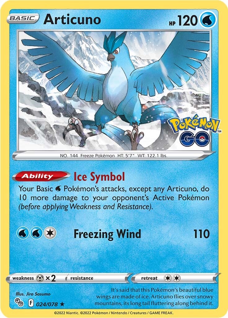 Articuno (024/078) [Pokémon GO] 