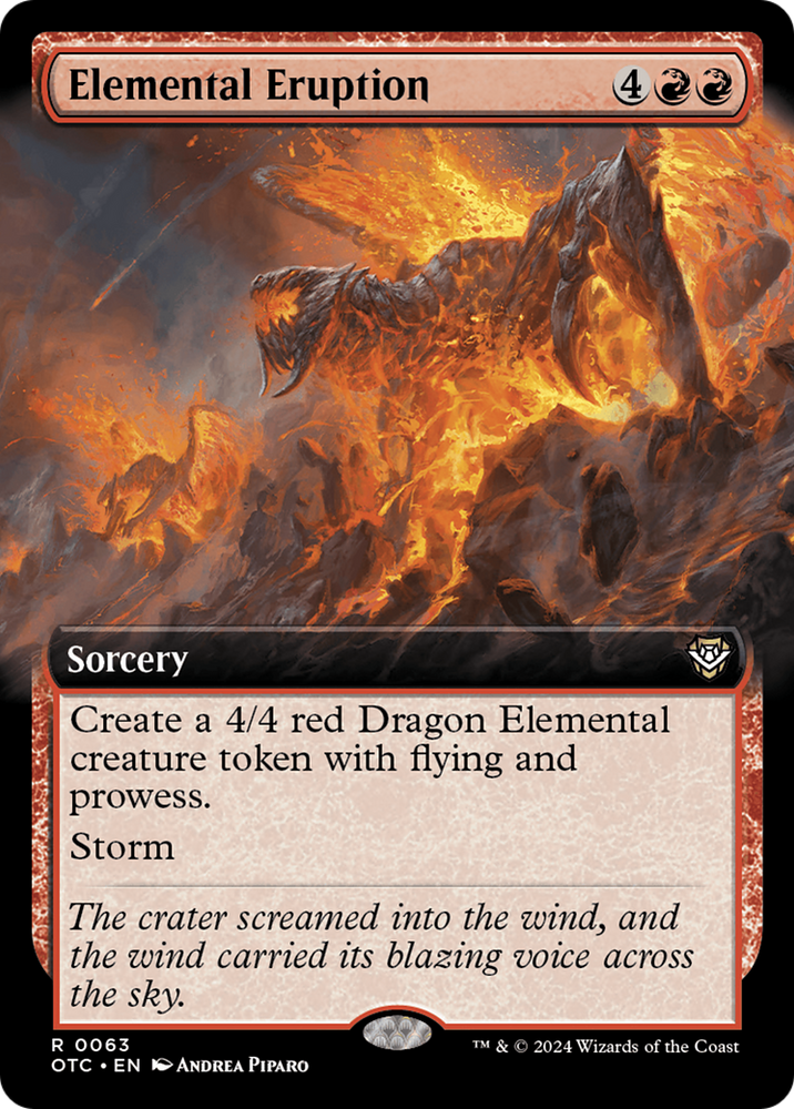 Elemental Eruption (Extended Art) [Outlaws of Thunder Junction Commander] 