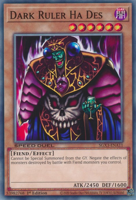 Dark Ruler Ha Des [SGX3-ENA11] Common 