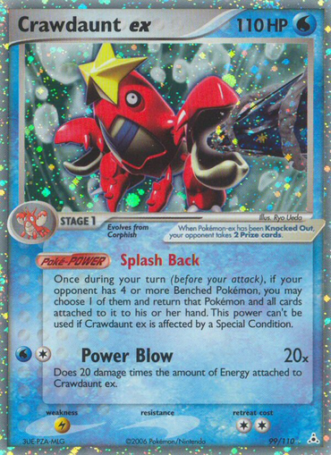 Crawdaunt ex (99/110) [EX: Holon Phantoms] 