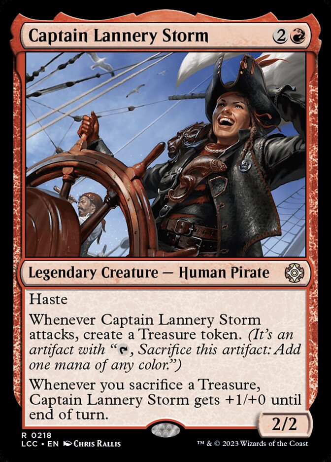 Captain Lannery Storm [The Lost Caverns of Ixalan Commander] 