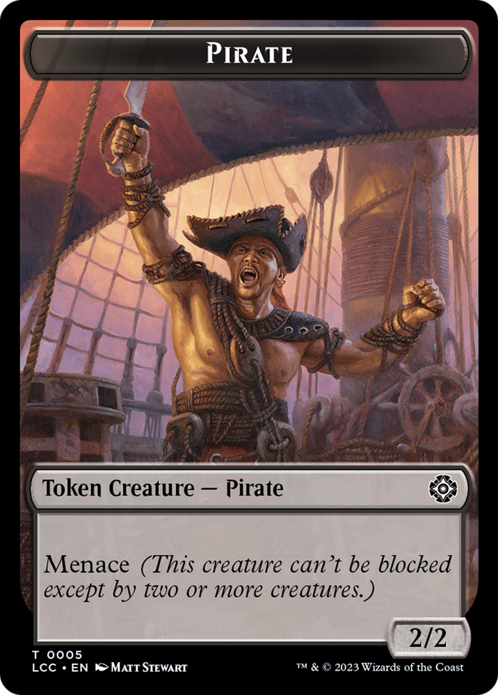 City's Blessing // Pirate (0005) Double-Sided Token [The Lost Caverns of Ixalan Commander Tokens] 