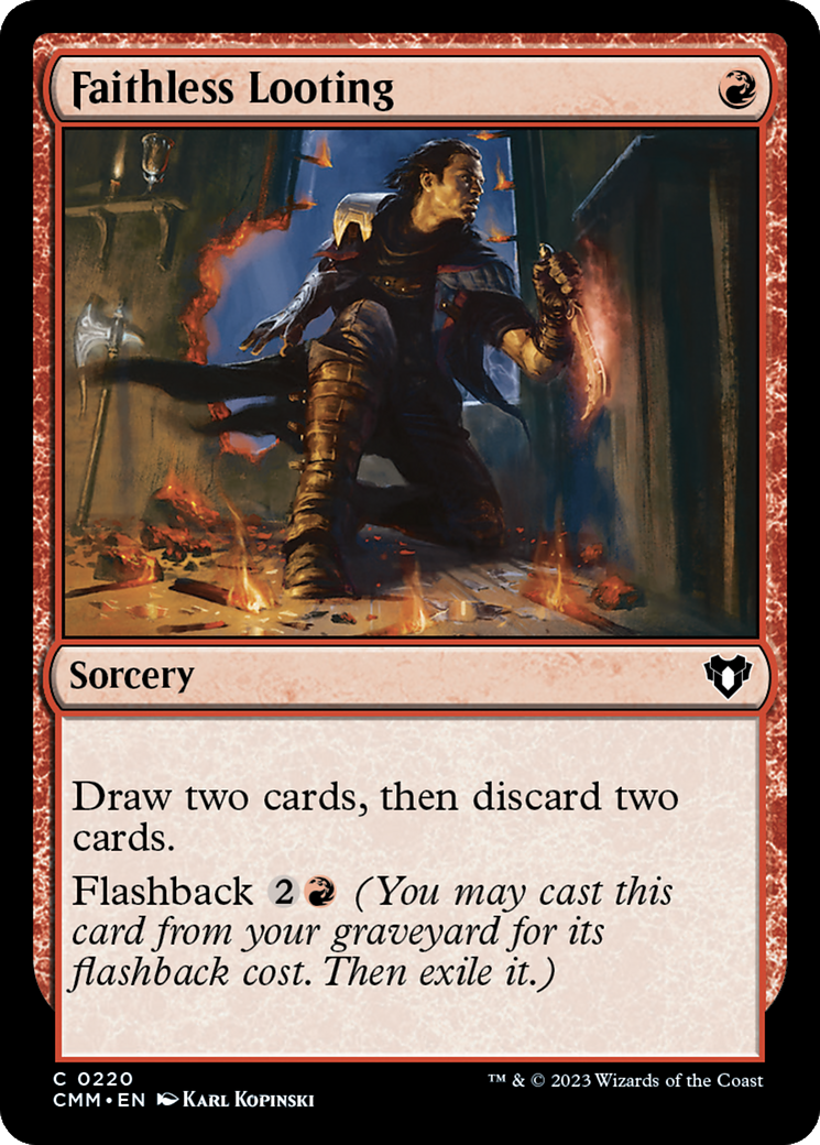 Faithless Looting [Commander Masters] 