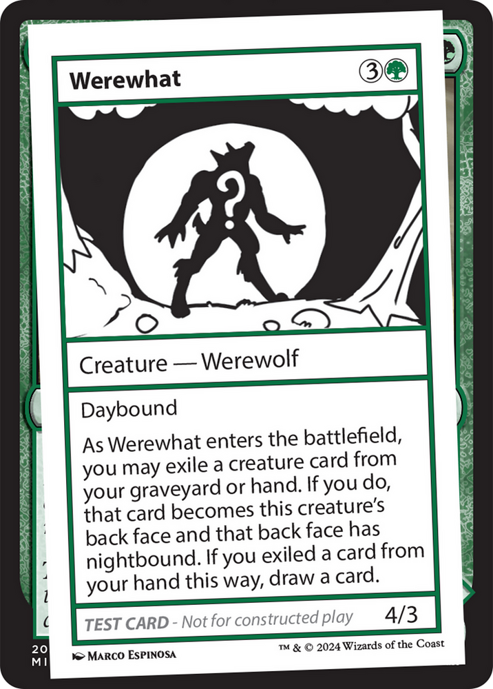 Werewhat [Mystery Booster 2 Playtest Cards] 