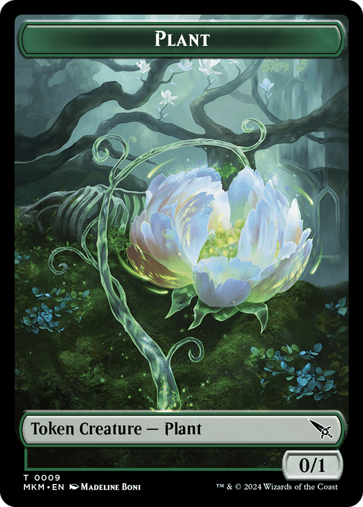 Plant Token [Murders at Karlov Manor Tokens] 