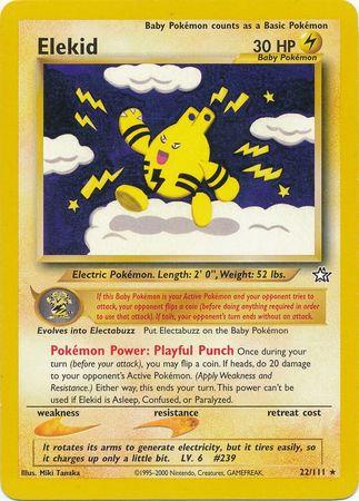 Elekid (22/111) [Neo Genesis Unlimited] 
